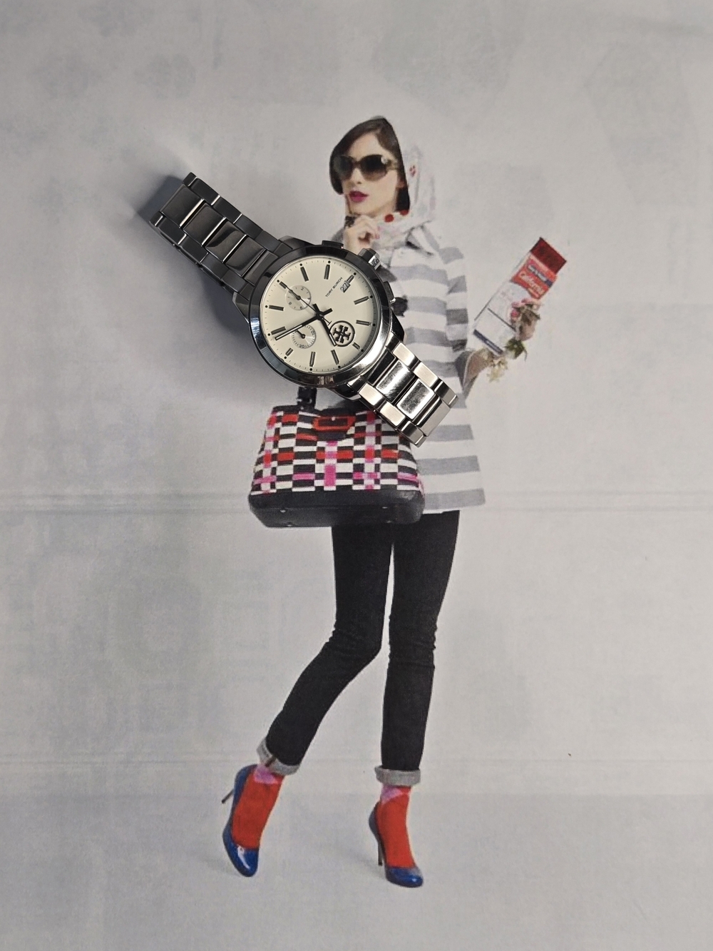 Tory Burch Silver Collins TBW1252 Watch